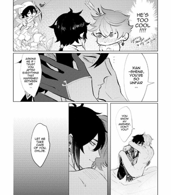 [d0ngf1sh] Is It Wrong To Pick Up An Ex-God In A Foreign Land When You’re The Enemy Spy?! – Genshin Impact dj [Eng] – Gay Manga sex 26