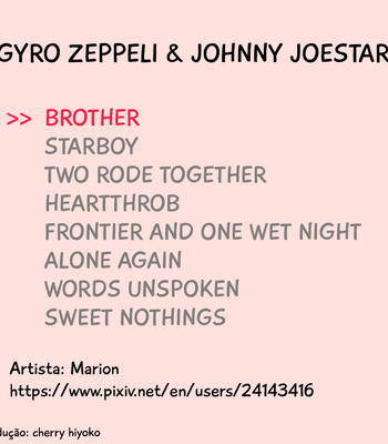 [Marion] JoJo’s Bizarre Adventure dj – Brother [PT-BR] – Gay Manga sex 15
